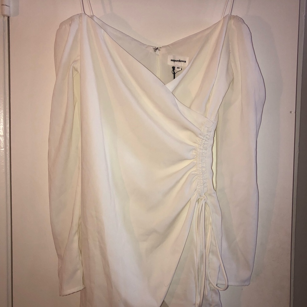 White Superdown Dress